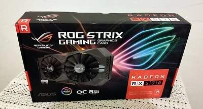 AMD Radeon RX 570 8GB graphics card - ASUS ROG Strix (Serviced) - Image 1 of 4
