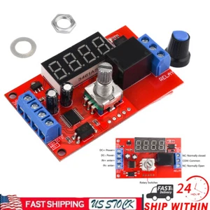 DC5/12/24V 1Channel Time Delay Relay Module 32Modes Trigger Timer Control Switch - Picture 1 of 19