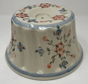 polish pottery boleslawiec Floral large Bundt Pan Cake Pan New with tag. - Picture 1 of 5