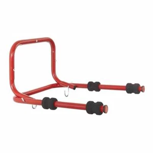 2 Bike Wall Mounted Rack Holder Hanging Folding Stand Heavy Duty Red - Picture 1 of 5