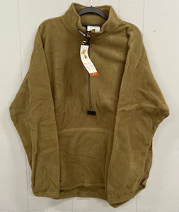 Abrigo Chaqueta Pullover Marrón Polartec Coyote Poliéster USMC Para Hombres Talla XL - Imagen 1 de 13