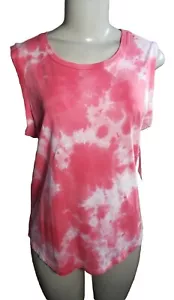 Time And Tru Tie Dye T-Shirts Tank Pullover Top Sleeveless Size Small Multicolor - Picture 1 of 5