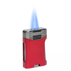 Palio Pro Antares Double Jet Torch Cigar Lighter Red NEW FOR 2023 - Picture 1 of 2