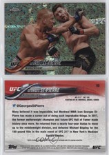 2018 Topps Chrome UFC Diamond Georges St-Pierre #90