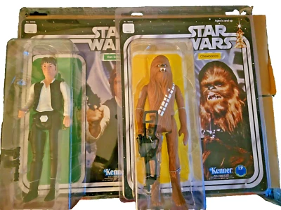 Gentle Giant Jumbo Vintage Star Wars 12" Figure Big Head Han Solo + Chewbacca - Image 1 of 4