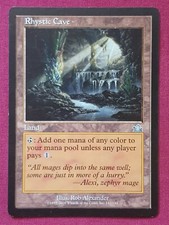 Magic The Gathering PROPHECY RHYSTIC CAVE single land card MTG