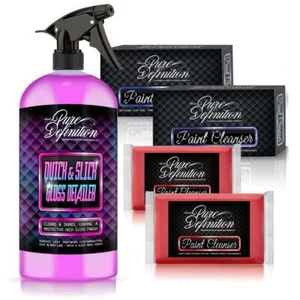 Clay Bar Kit Heavy Detailing Claybar Car Detailer Lubricant Set Pure Definition - Picture 1 of 10