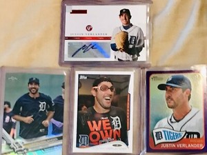 Justin Verlander Auto’d/Cert’d 2005 Topps Pristine and a Trio of SP Variants