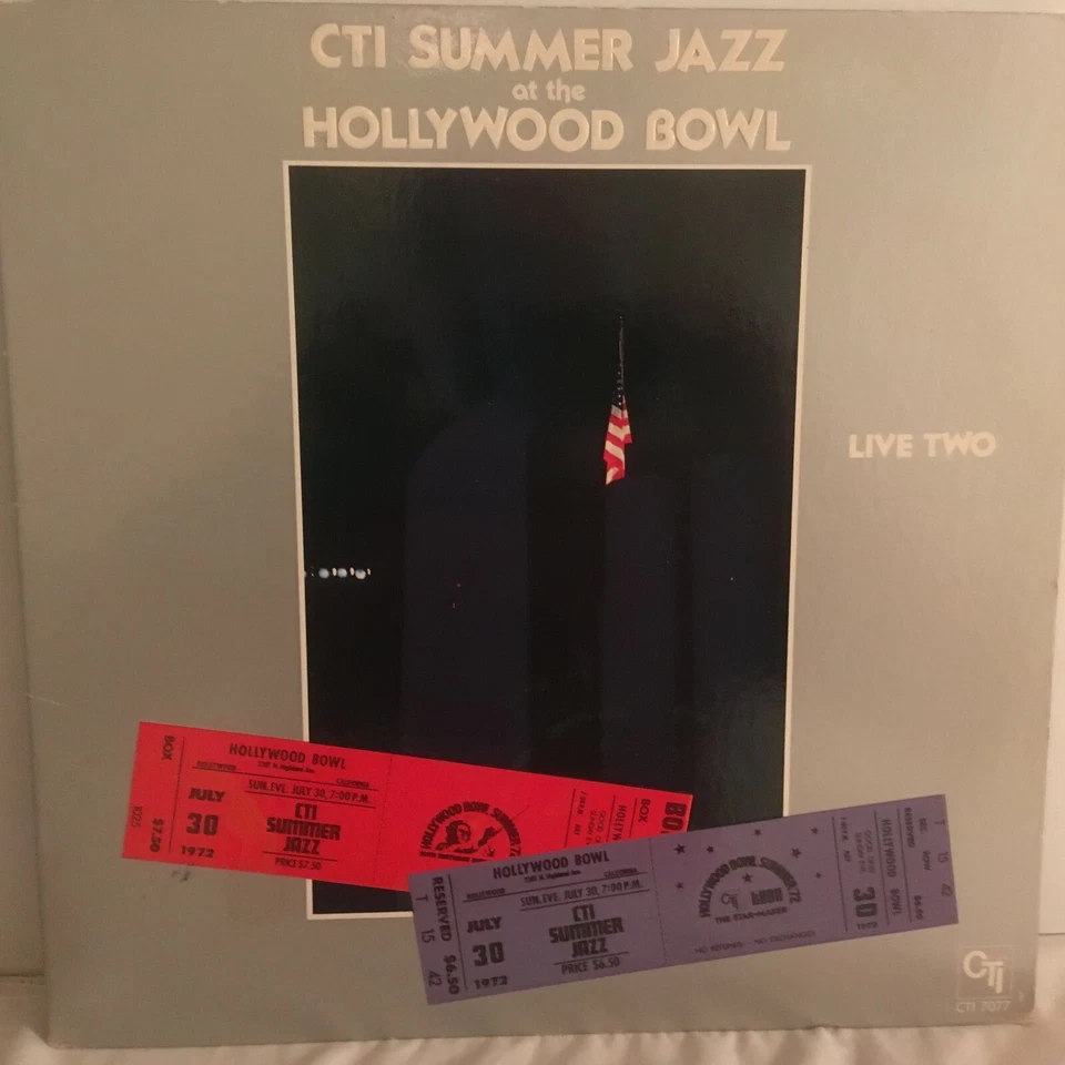 CTI  ALL  STARS           LP   CTS SUMMER JAZZ AT THE HOLLYWOOD  BOWL - Image 1 of 4