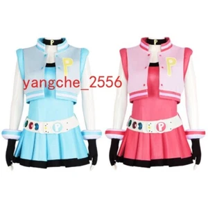 NEU Powerpuff Mädchen Z Blüte Blasen Butterblume Cosplay Kostüm Cartoon COS Set - Bild 1 von 24