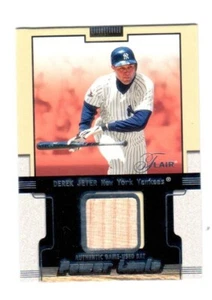 2002 Fleer Flair Derek Jeter Elektrowerkzeuge - im Spiel gebrauchter Schläger Baseballkarte - Bild 1 von 1