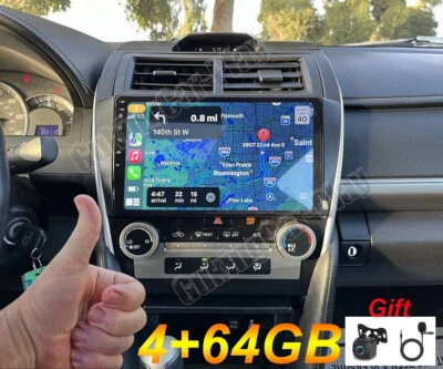 4+64GB Head Unit For 2012-2017 Toyota Camry Apple Carplay Android auto Car Radio - image 1 of 4