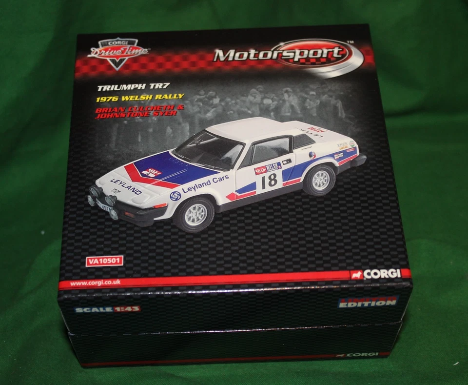 CORGI MOTORSPORT TRIUMPH TR7 1976 WELSH RALLY 1/43 #VA10501 - Image 1 of 1