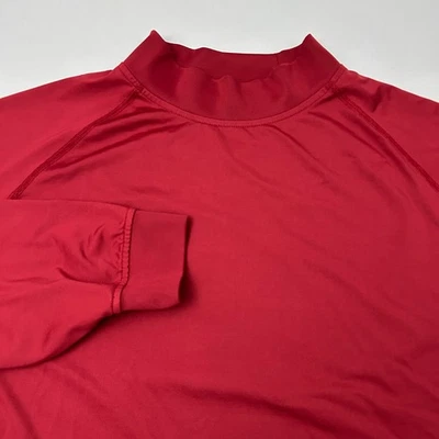 Pullover de golf FootJoy XXL rojo cuello falso manga larga rendimiento capa base Foto 1 de 4