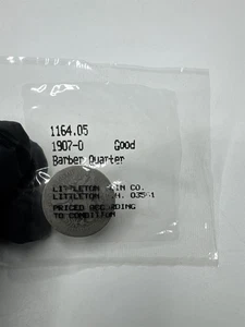 1907-D Barber Quarter Good Condition ~ Scarce Coin ~ Littleton Coin Co - Picture 1 of 2
