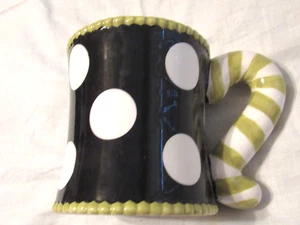 Mud Pie großer Kaffeebecher - mit Tupfen - Bild 1 von 3