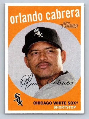 2008 Topps Heritage #114 Orlando Cabrera Chicago White Sox - NM/MT - Image 1 of 2