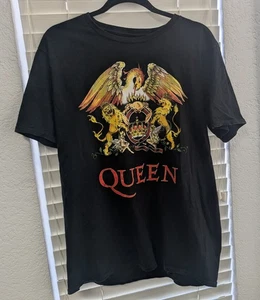 Queen Official Merch Band T Shirt Black Size Large - Picture 1 of 5