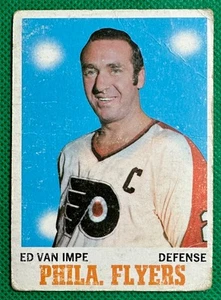 Ed Van Impe 1970 Topps #80 Philadelphia Flyers Low Grade - Picture 1 of 9