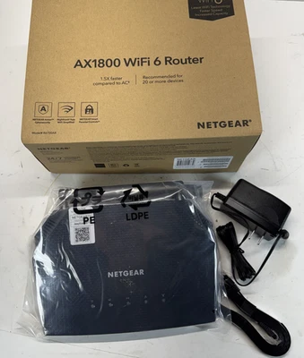 NETGEAR R6700AX WiFi 6 Router AX1800 Dual Band Wireless Up to 1.8Gbps 4-Stream - Image 1 of 4