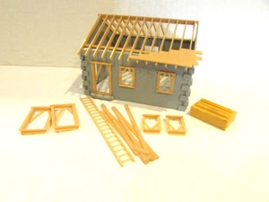 Bachmann Plasticville O/S  Scale House Under Construction Mostly complete PR - Picture 1 of 4