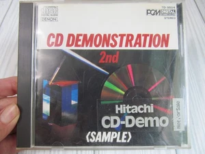 CD Demonstration Disc 2nd Japan Hitachi Demo 1983 Nippon Kazumi Watanabe Vtg A3 - Foto 1 di 6