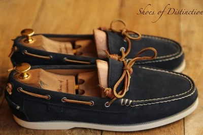 Ralph Lauren Navy Blue Suede Boat Deck Shoes Loafers Mens UK 9 US 10 EU 43 - Image 1 of 4