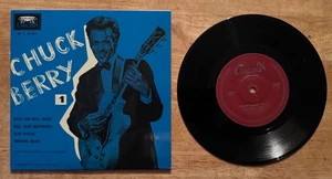 45 7" FRENCH EP CHUCK BERRY ROCK AND ROLL MUSIC - Picture 1 of 2