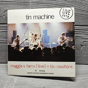 Tin Machine Maggie's Farm (live) UK 7" 45 Numbered David Bowie  - Picture 1 of 8