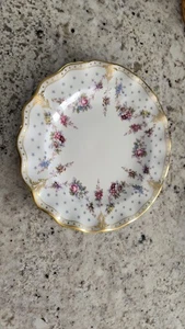 8 1/8" Salad Plate Royal Antoinette  ROYAL CROWN DERBY gold Dots; Mint Cond - Picture 1 of 5
