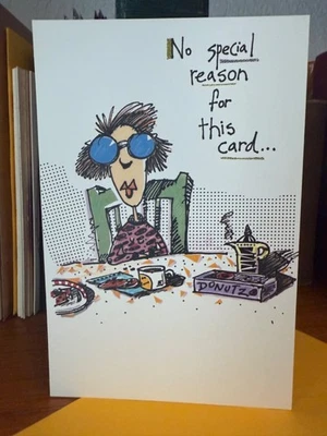 CARLTON CARDS Vintage Carlton "No Special Reason For This Card..." Just Because Greeting Card