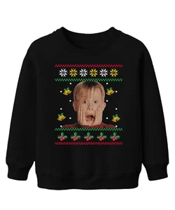 Kevin Home Alone - Christmas Gift Ugly Christmas Sweater Xmas Plain - Picture 1 of 10