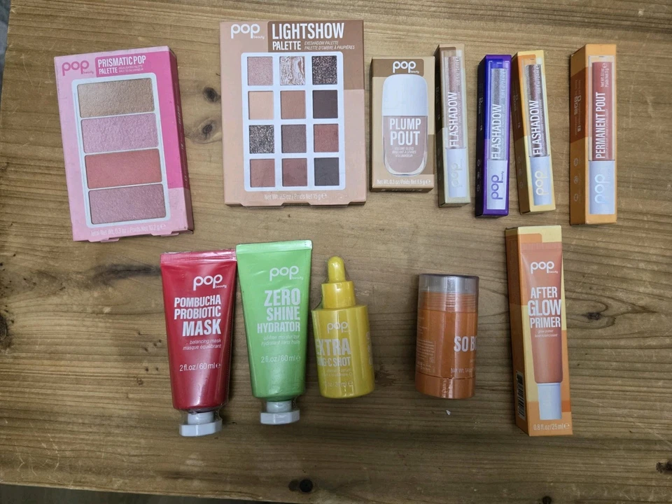 New Lot of 12 POP Beauty Cosmetics And Skin Care, All Different, New  - Image 1 of 1