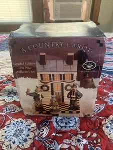 Vintage Williraye Studio 5 Piece Set “A Country Carol” Christmas Scene Numbered - Picture 1 of 6