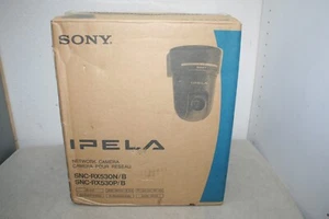 Sony IPELA SNC-RX530N/B Network Camera 18x Lens 360° Bi-Directional Audio NEW! - Picture 1 of 4