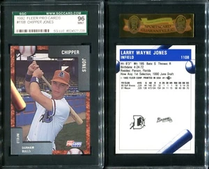 SGC 9 1992 Durham Bulls Fleer/ProCards #1108 Chipper Jones - Picture 1 of 1
