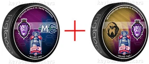 Paquete de 2 discos de hockey ECHL Kelly Cup Playoffs Reading Royals Dueling - Ronda 2 - Imagen 1 de 4