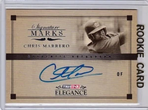 2007 Tristar Elegance Baseball Card #SM-CM Chris Marrero Autographed - NrMint - Picture 1 of 2