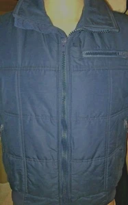 Mens Roffe Vest Ski wear Thinsulate Navy size M warm Zip Pockets Snow - Picture 1 of 8