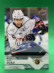 2018-19 Upper Deck CHL Autographs #52 Sean Durzi AUTO