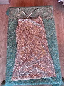 H&M Women's Sequin Dress Size 6 Brand New With Tags - Picture 1 of 3