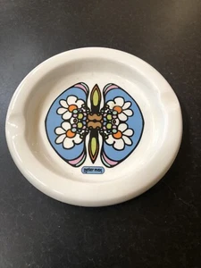Vintage 1960's PETER MAX Daisy Reflection Mod Psychedelic Ashtray-Iroquois China - Picture 1 of 8
