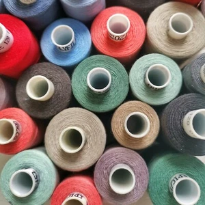 10 x 1000m COATS EPIC / POLYFIL 120s - Part-Used Industrial Spools - Picture 1 of 4
