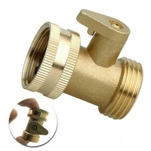 3/4 Garden Hose Shutoff Valve Water Hose Faucet Connector High Quality - Picture 1 of 8