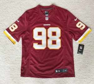 Camiseta deportiva limitada de Brian Orakpo Redskins #98 nueva con etiquetas cosida s-xl Borgoña Washington - Imagen 1 de 8