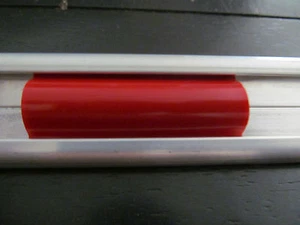 1" x 50 pies ROJO vinilo inserción moldura cubierta tornillo autocaravana barco cámper - Imagen 1 de 6