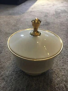 Lenox Good Trimmed Candy Dish 5.75” - Picture 1 of 5