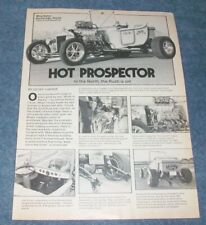 1923 Ford T-Bucket Roadster Vintage Street Rod Article "Hot Prospector" Alaska