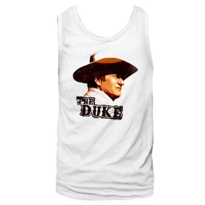 John Wayne American Legend The Duke Side Portrait Men's Tank Top T Shirt  - Picture 1 of 5