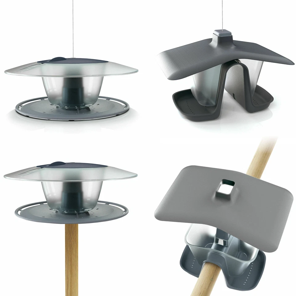 Vogelfutterhaus Vogelfutterspender Vogelfutterstation zum Aufhängen und Stecken - Bild 1 von 1